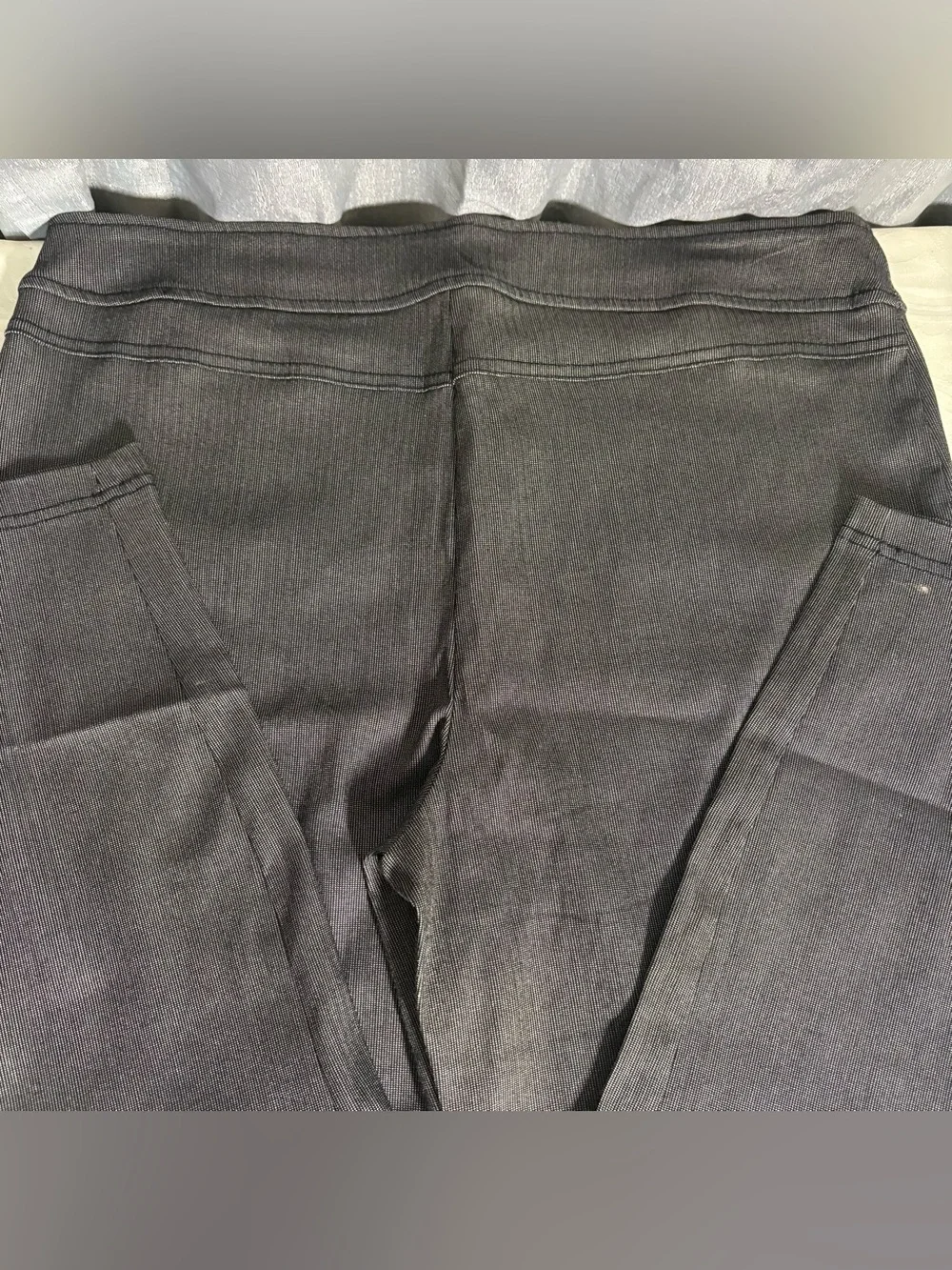 Soho dark grey pinstripe trousers woman’s XL